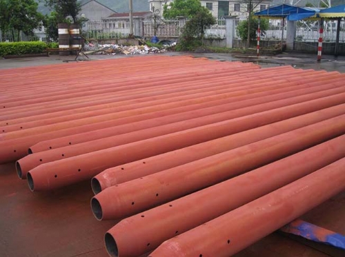 Swaged poles